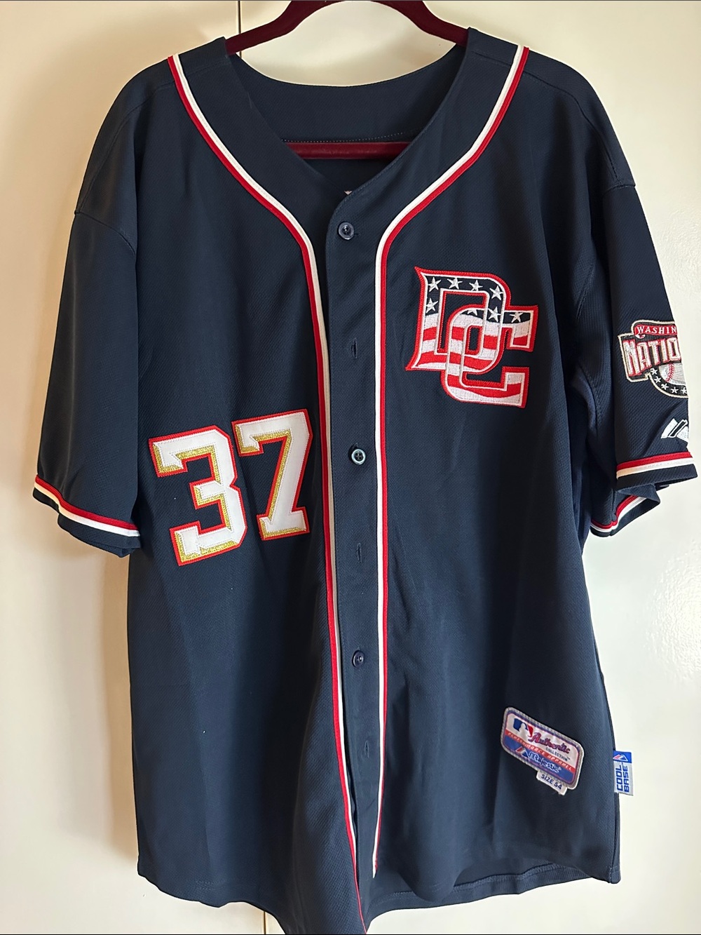 Used Majestic Washington Nationals DC Stephen Strasburg Jersey